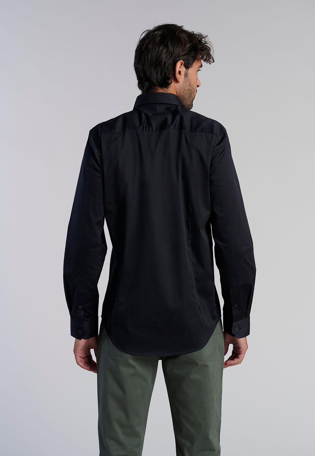 Camisa Smart Casual Dublin Black-3