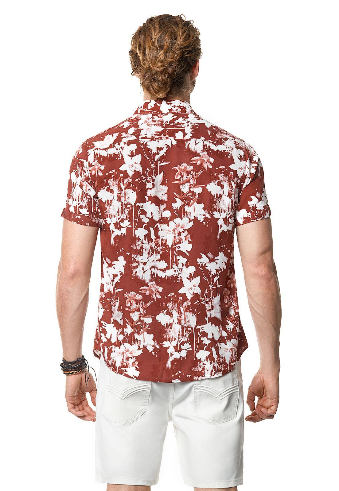 Camisa Estampada Oregon Fj Red-2