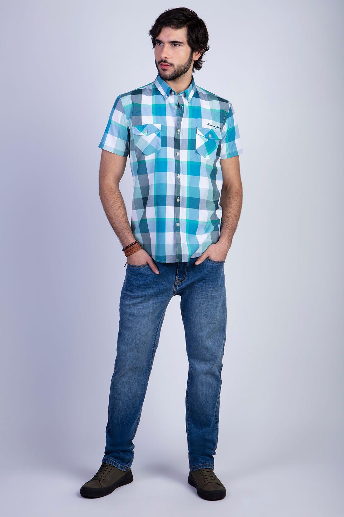 Camisa Checkered Nevada Fj Green-2