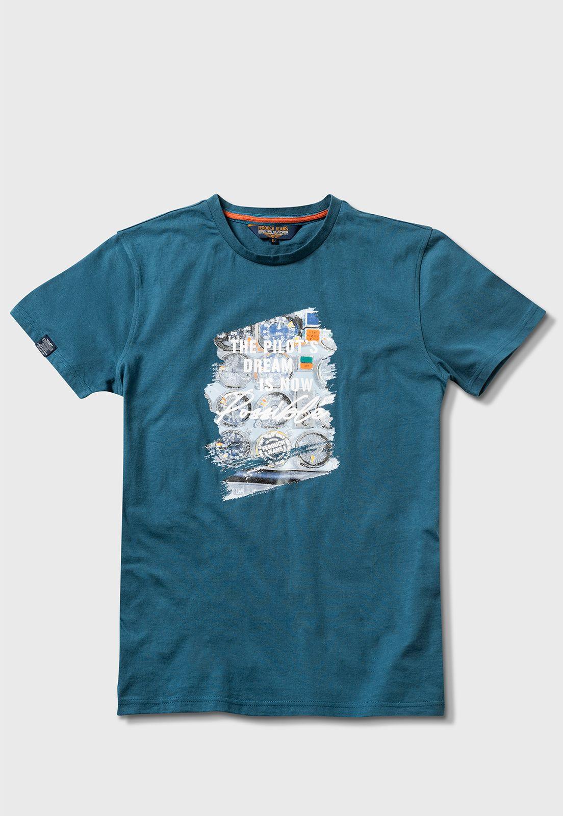 Polera Florida Petroleo-4