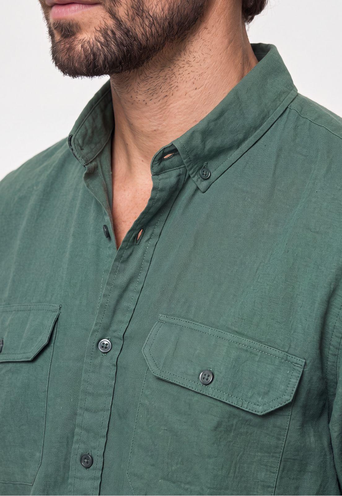 Camisa Lino Camden Dk River-3