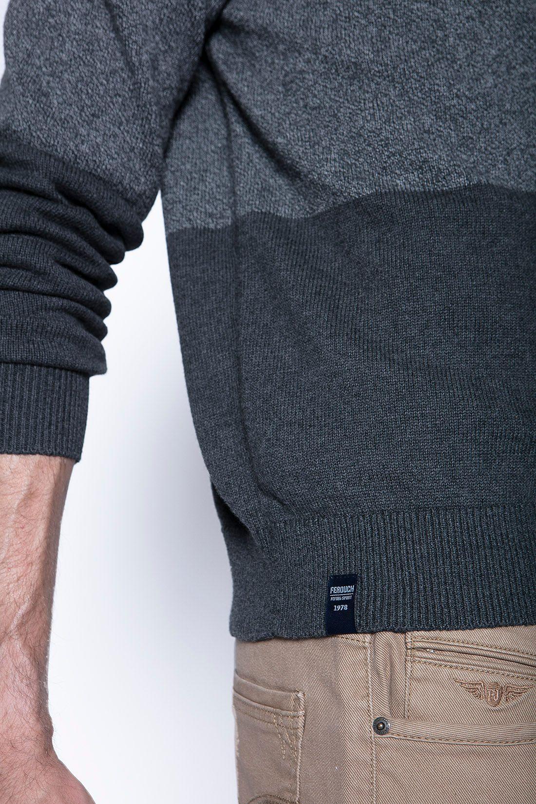 Sweater Chicago F Dk. Grey-4