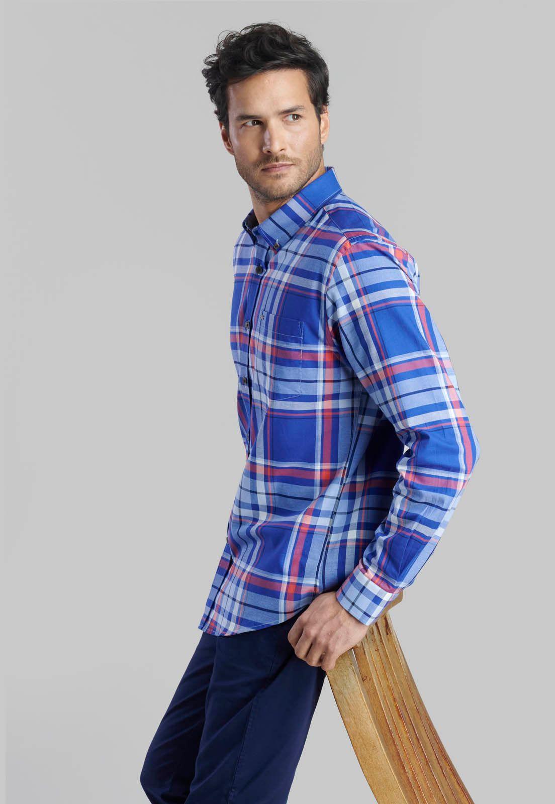 Camisa Long Beach Fr Blue-4