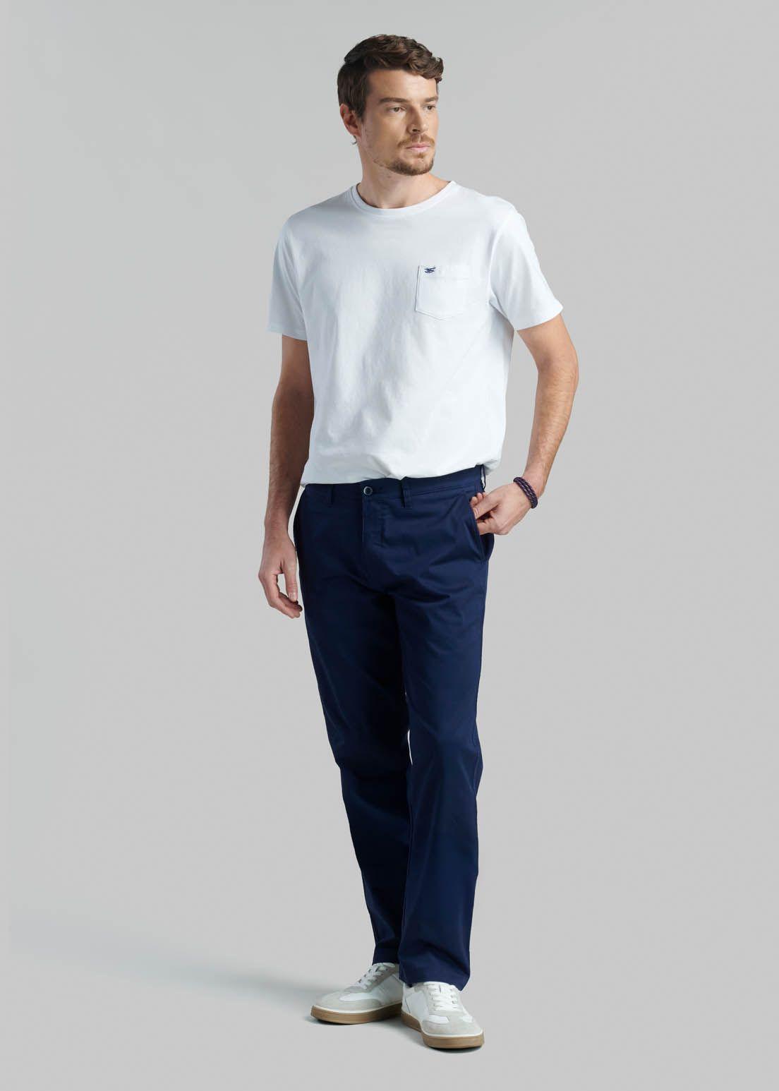 Pantalón Business Twill Without Pleats Dk.Blue-1