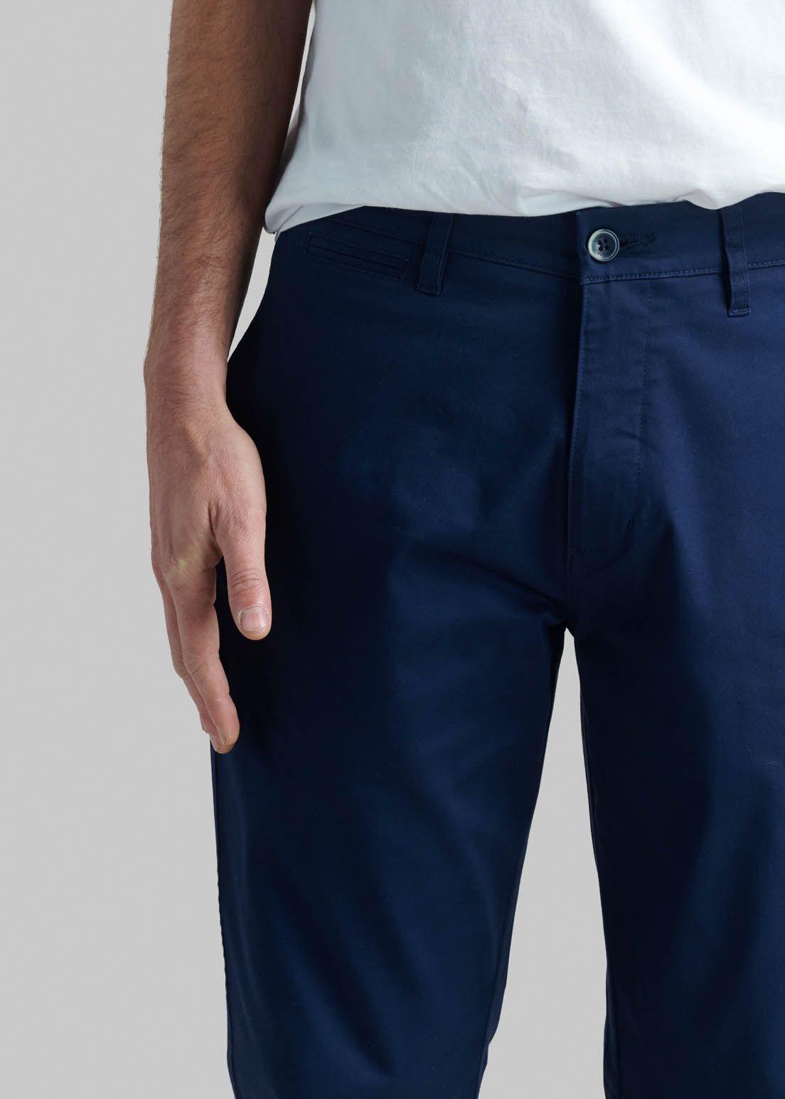 Pantalón Business Twill Without Pleats Dk.Blue-2