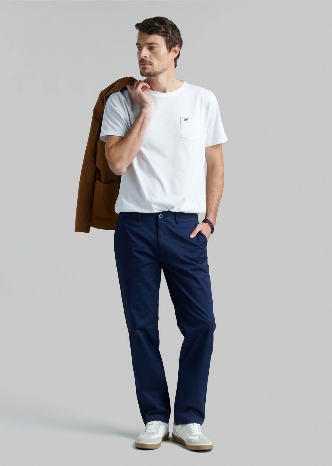 Pantalón Business Twill Without Pleats Dk.Blue-4