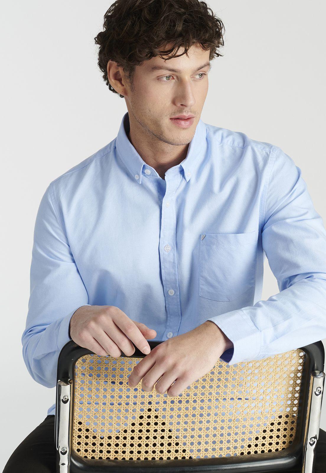 Camisa Exeter Heritage Sky-4
