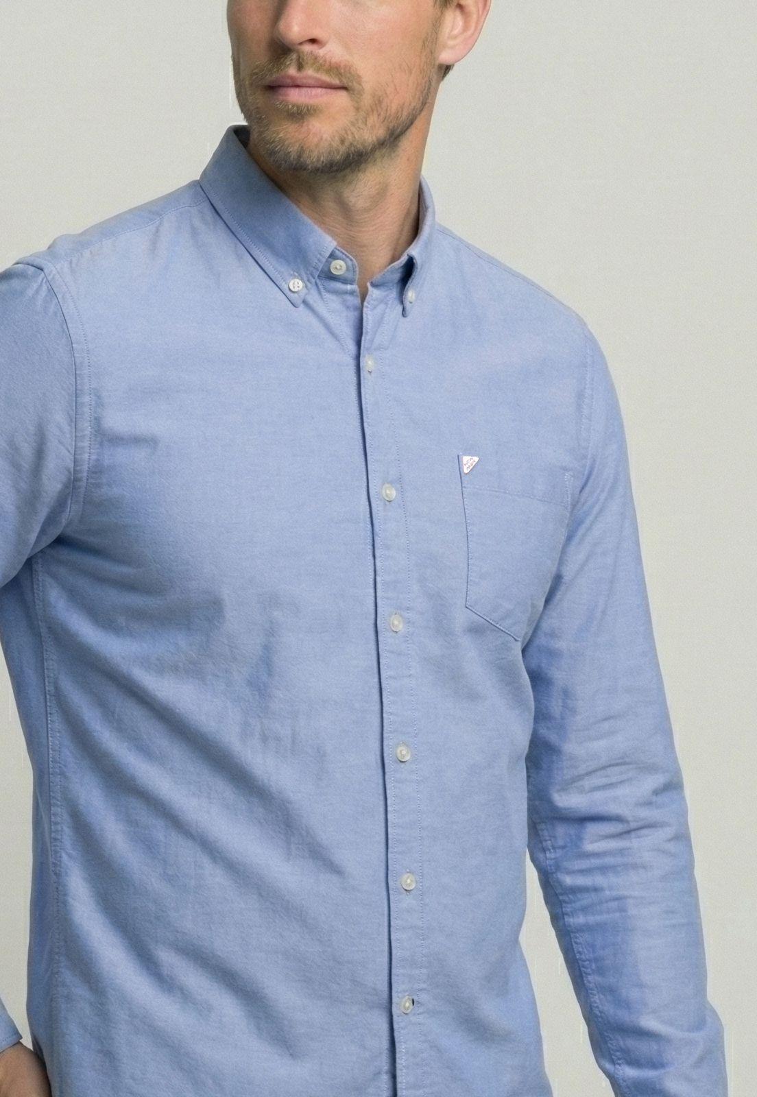 Camisa Exeter Sky Smart Down Neck-2