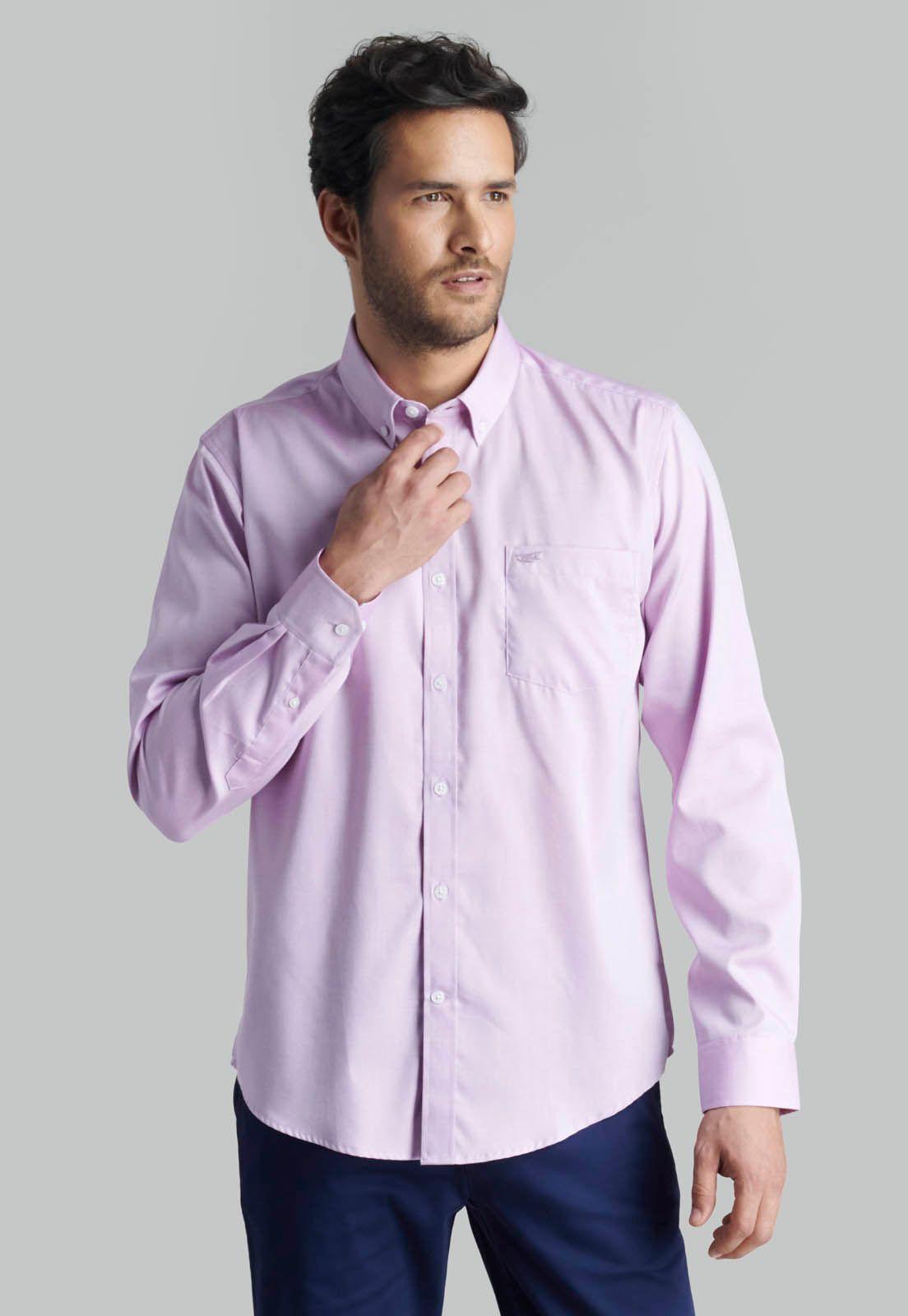 Camisa Oxford Smart Casual Fr Violet-0
