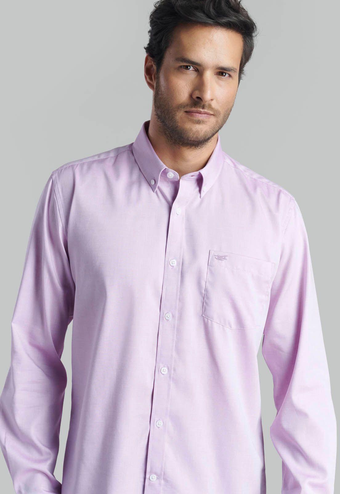 Camisa Oxford Smart Casual Fr Violet-2