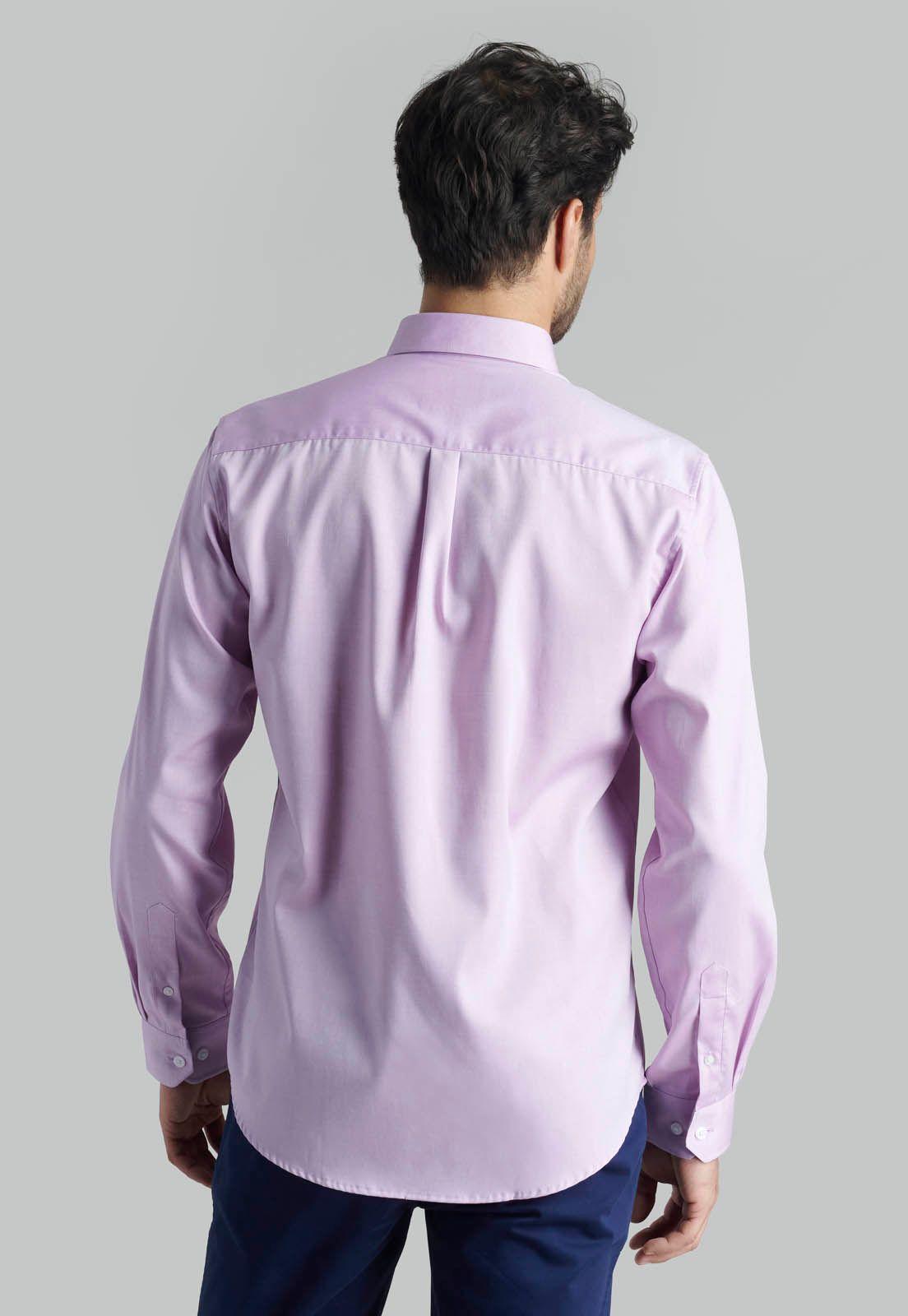 Camisa Oxford Smart Casual Fr Violet-3