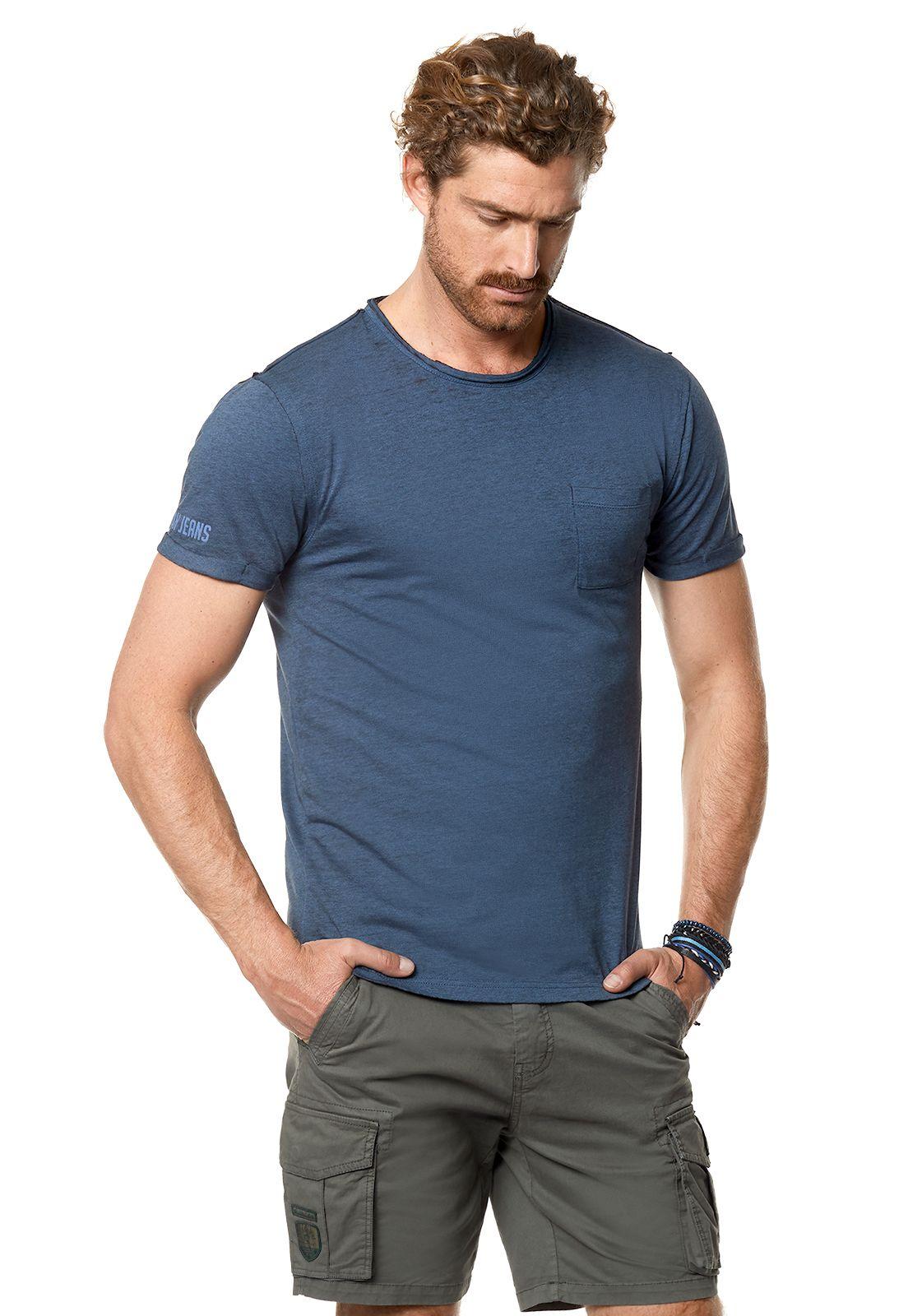 POLERA LONG BEACH STONE BLUE-0