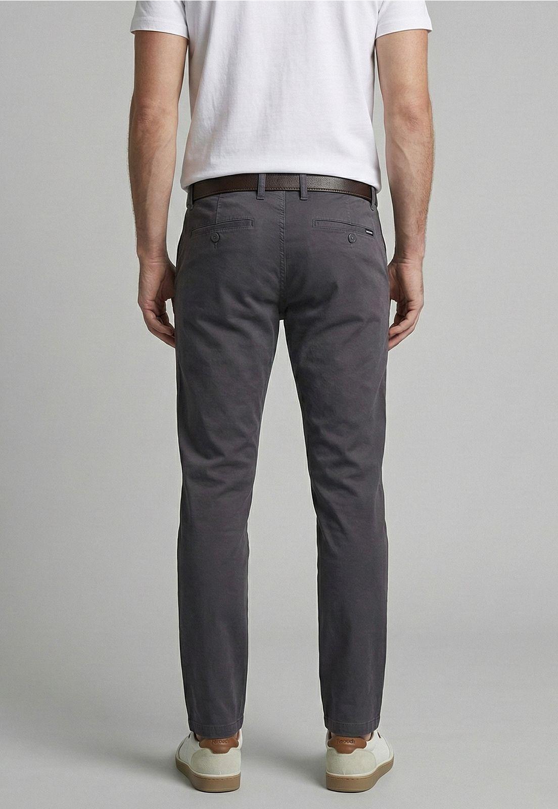Pantalón Twill Without Pleats L/31 Dk Grey-3