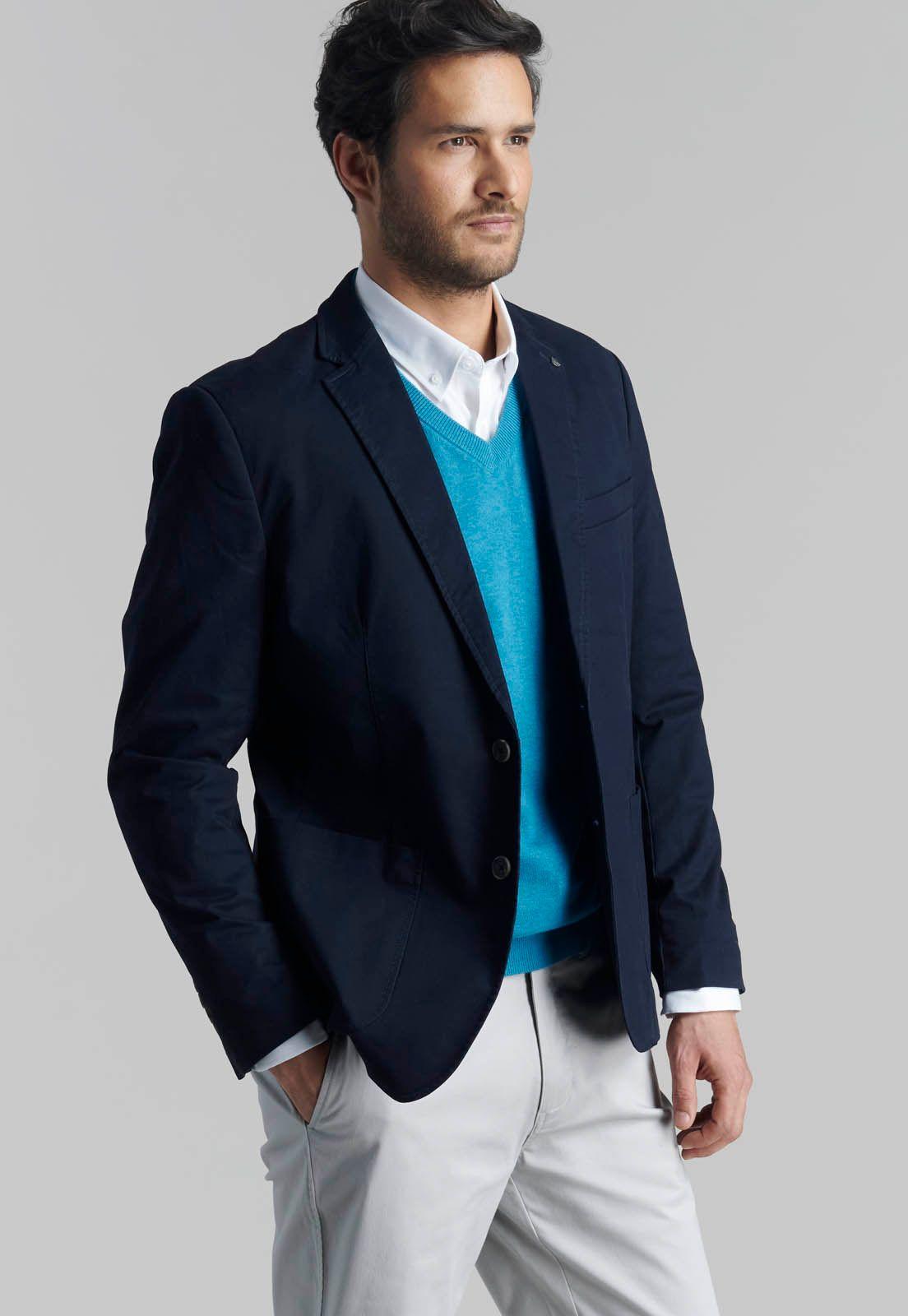Sweater V Neck Melange Fr River-4