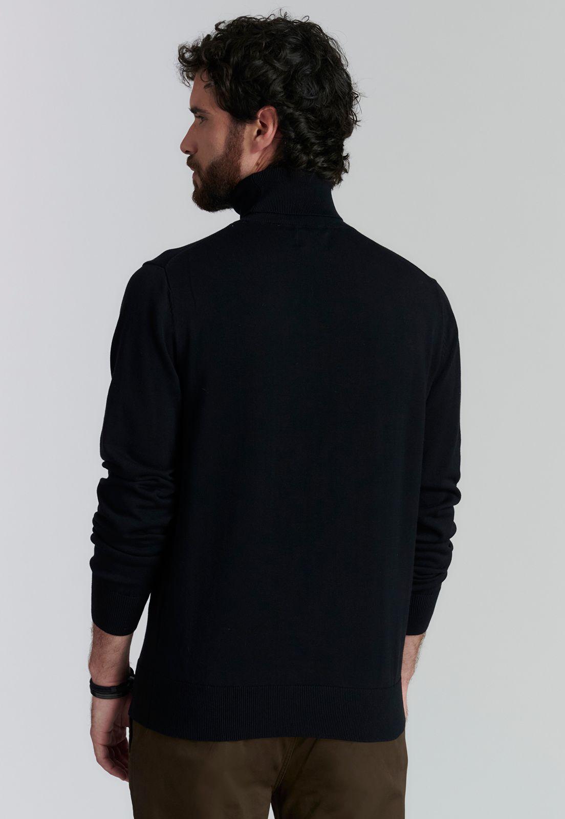 Sweater Turtle Neck F Smart Casual Black-3