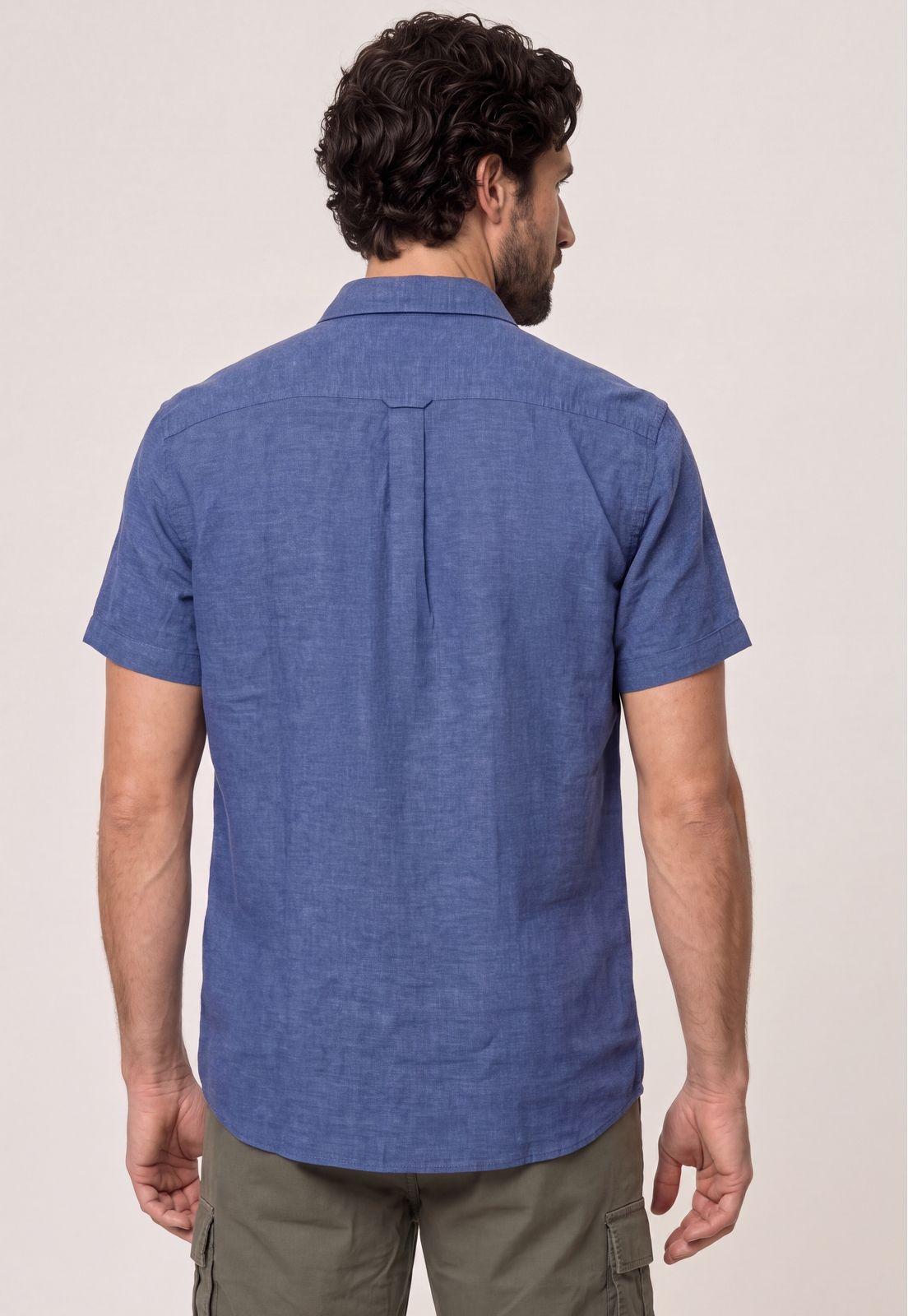Camisa Sport Lino Atlanta Navy-2