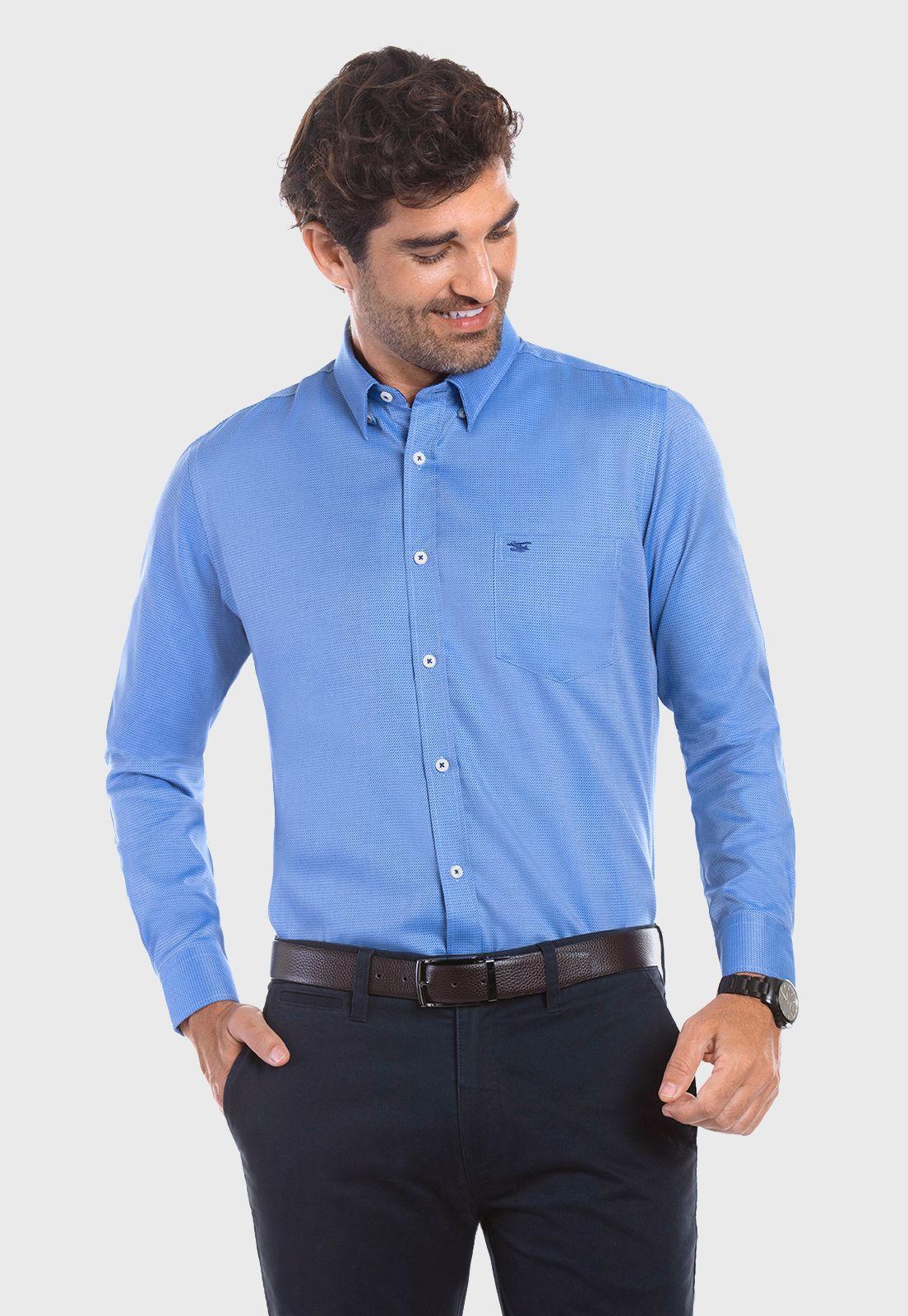 CAMISA BUSINESS OKLAHOMA SKY-0