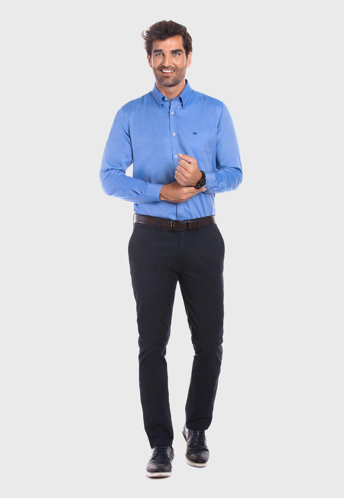 CAMISA BUSINESS OKLAHOMA SKY-1