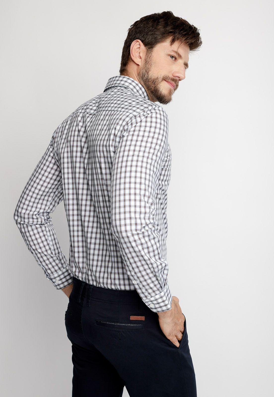 Camisa Checkered Ohio F Coffe-1