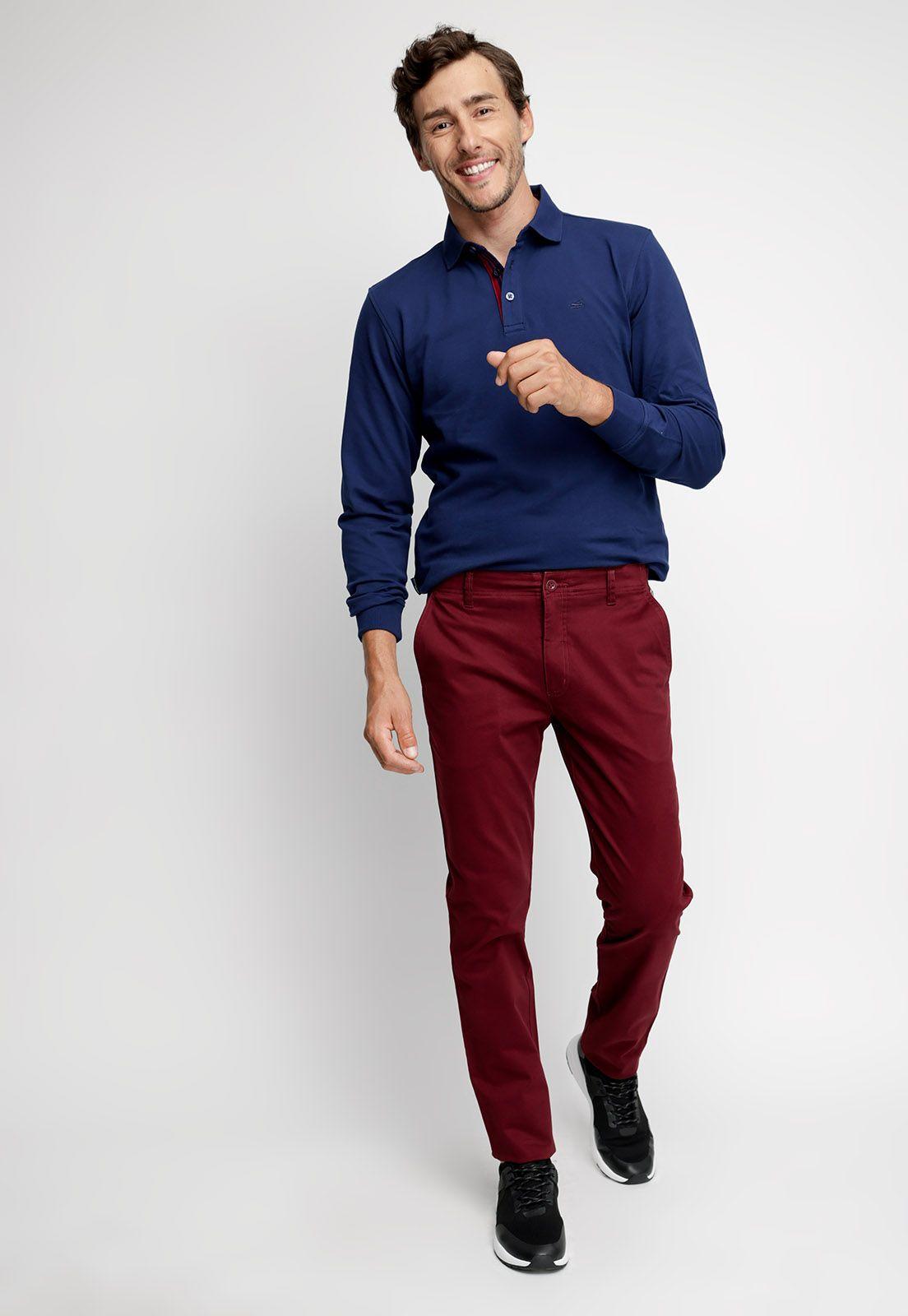 Pantalón Memphis F Dk Red-3