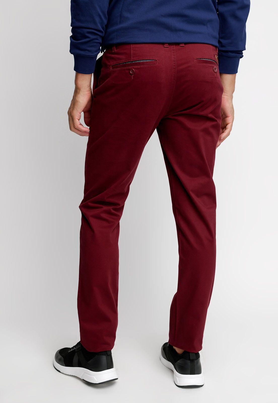 Pantalón Memphis F Dk Red-1