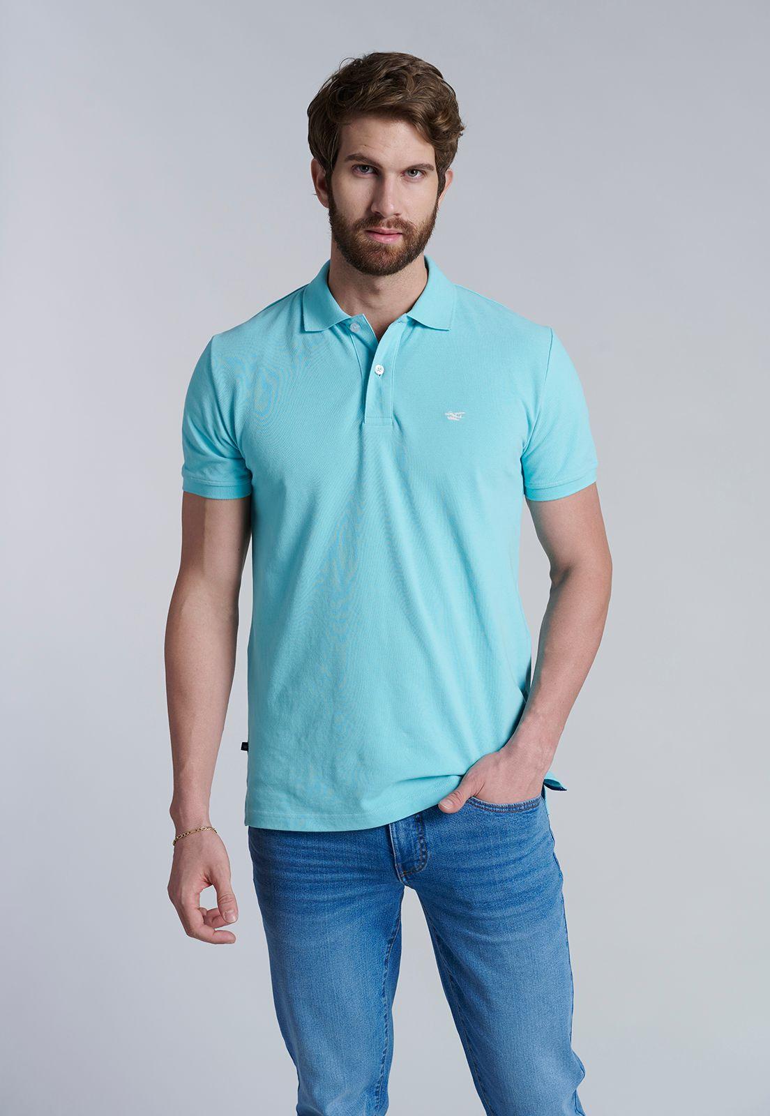 Polera Basica Pique Lt Turquoise-0