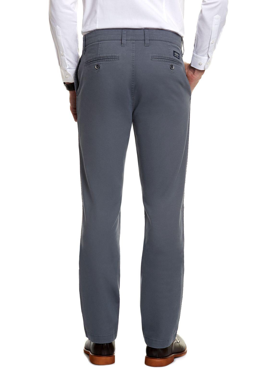 Pantalón Twill Sin Pliegues L/33 Metal-2