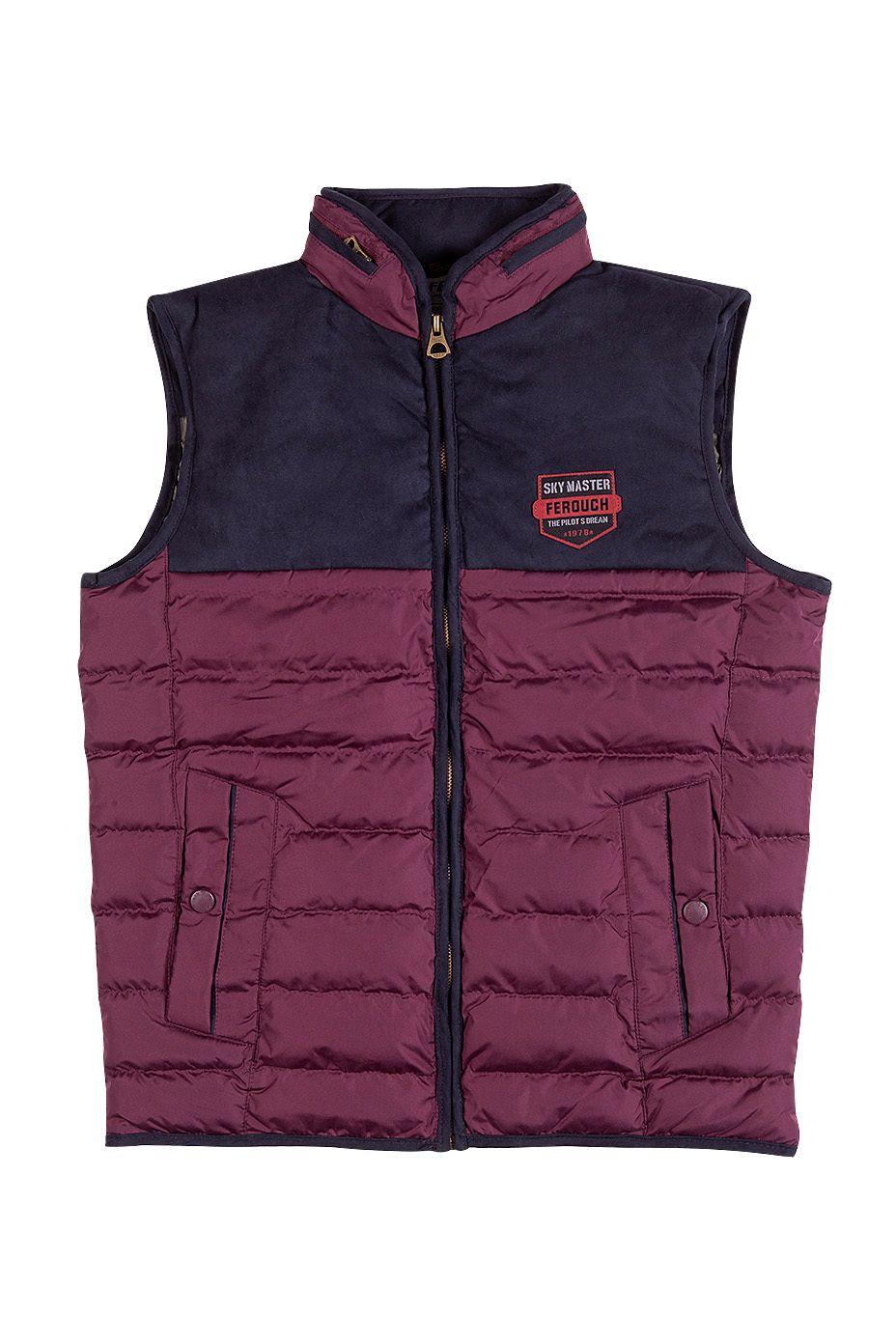 Chaqueta Sin Mangas Garland Merlot-4