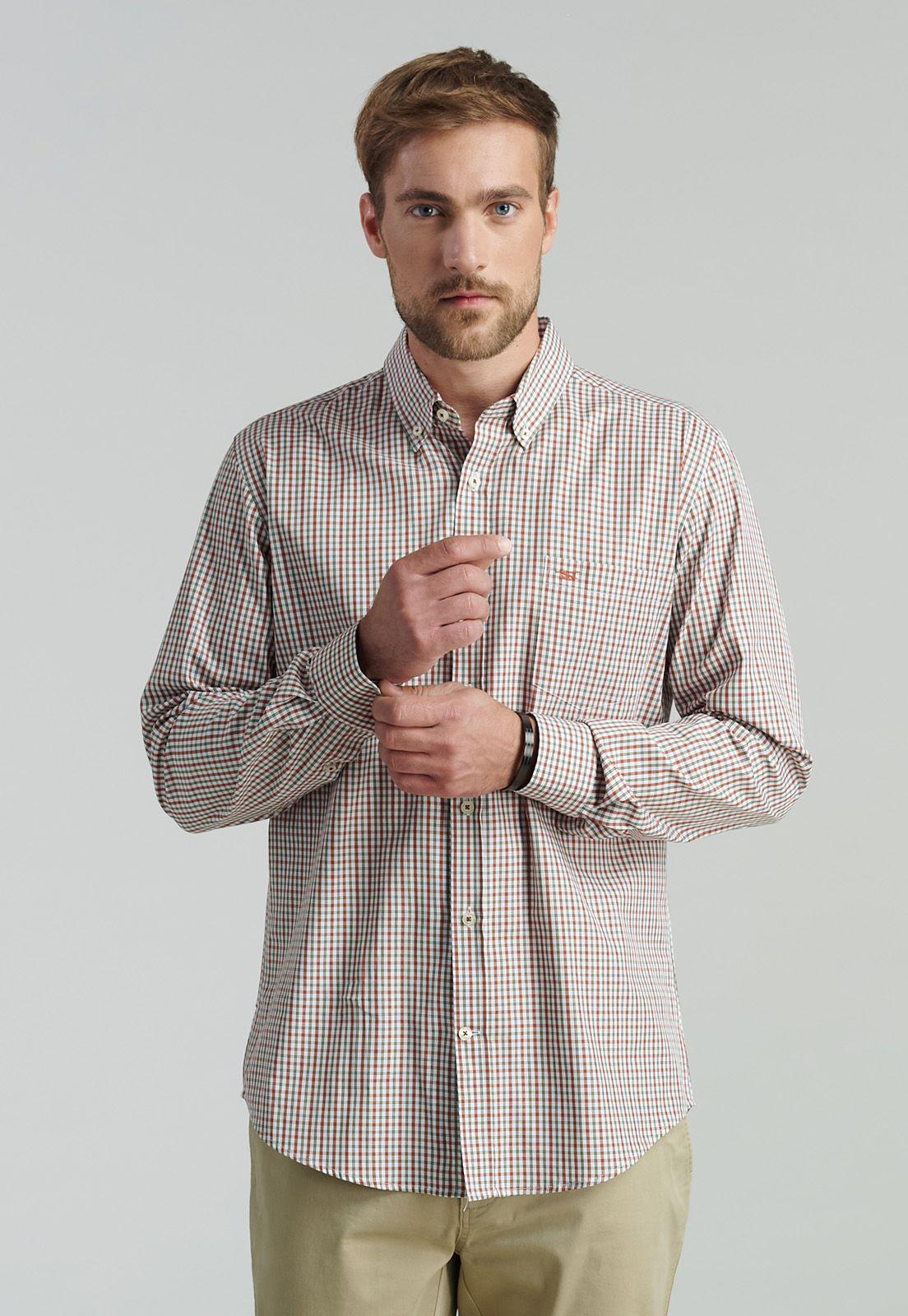 Camisa Brooklyn Smart Casual Brick-0