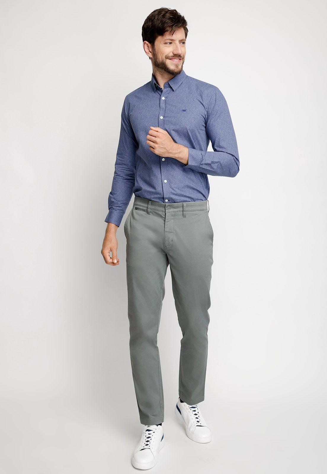 Camisa Estampada F Navy-3