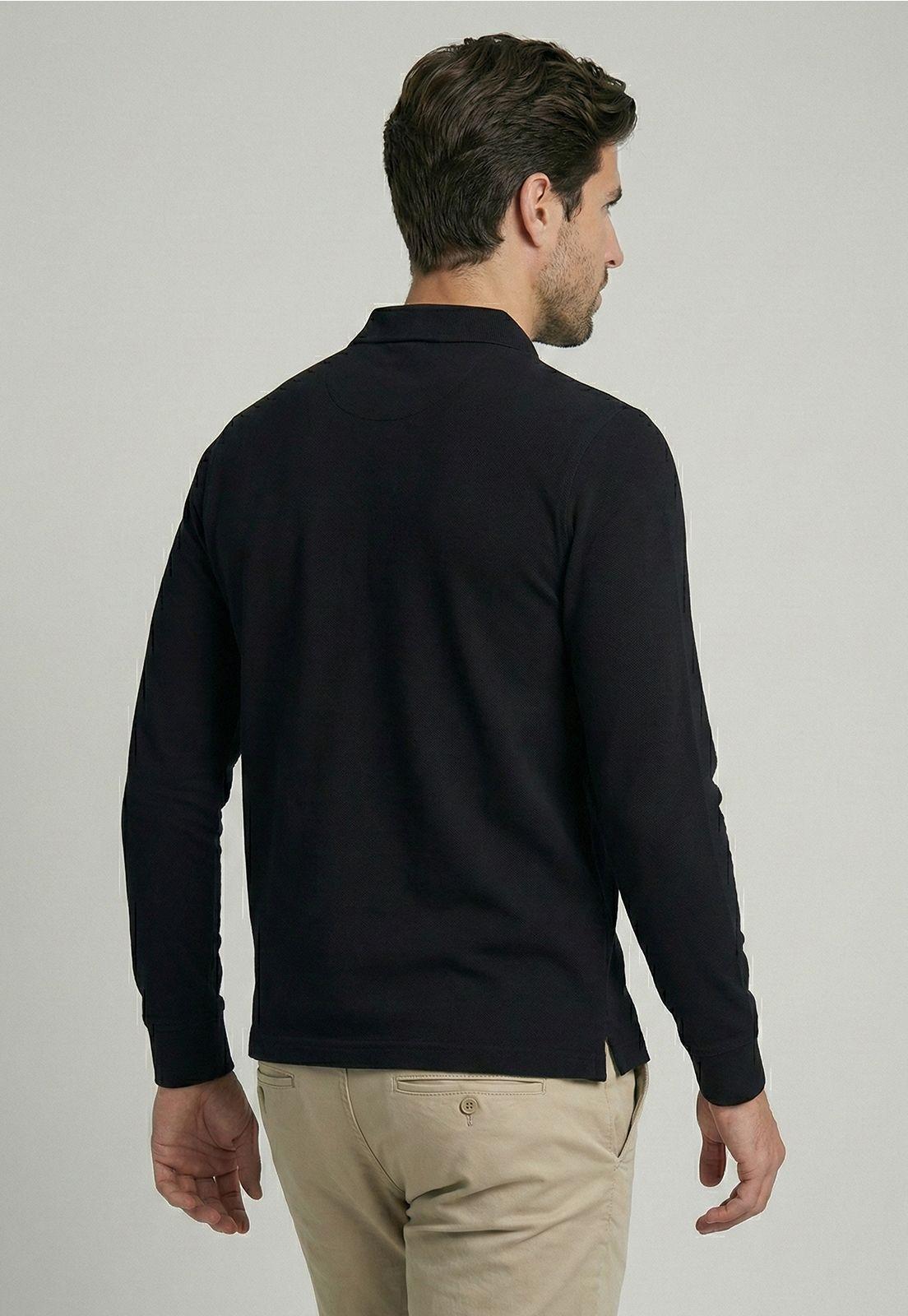 Poleras Basica Ml Pique Black-3