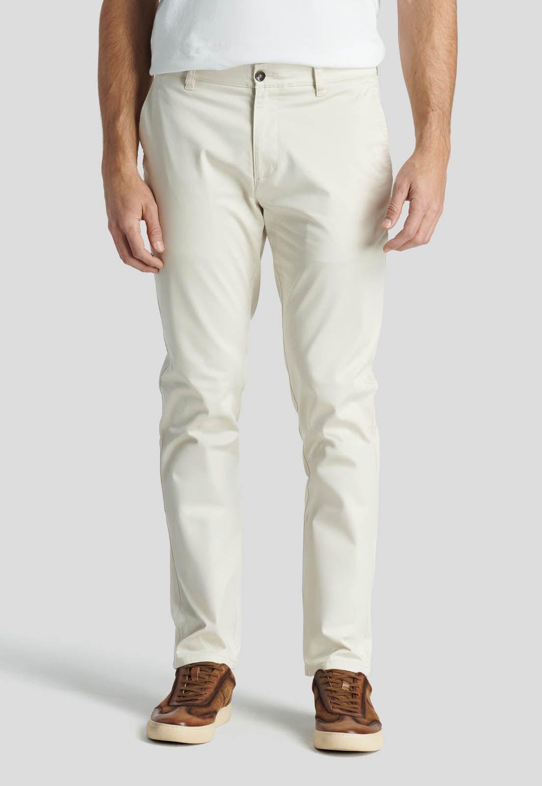 Pantalón Bagneaux Slim Heritage Ecru-0