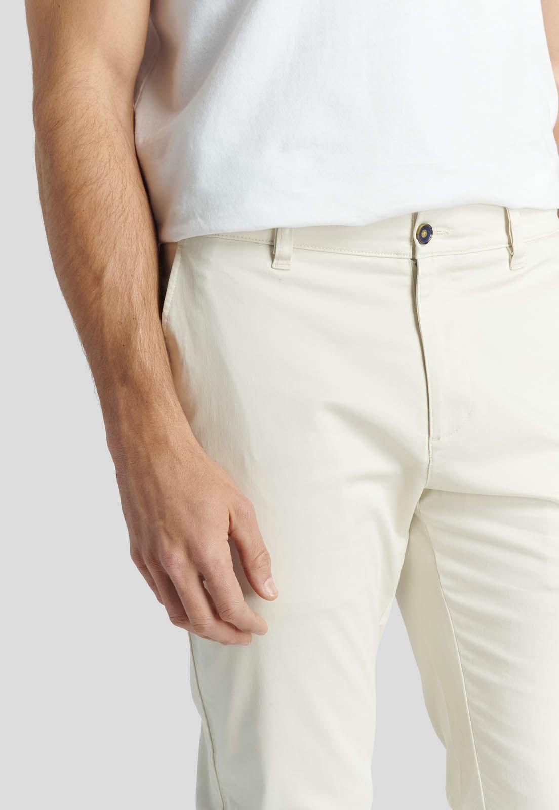 Pantalón Bagneaux Slim Heritage Ecru-2