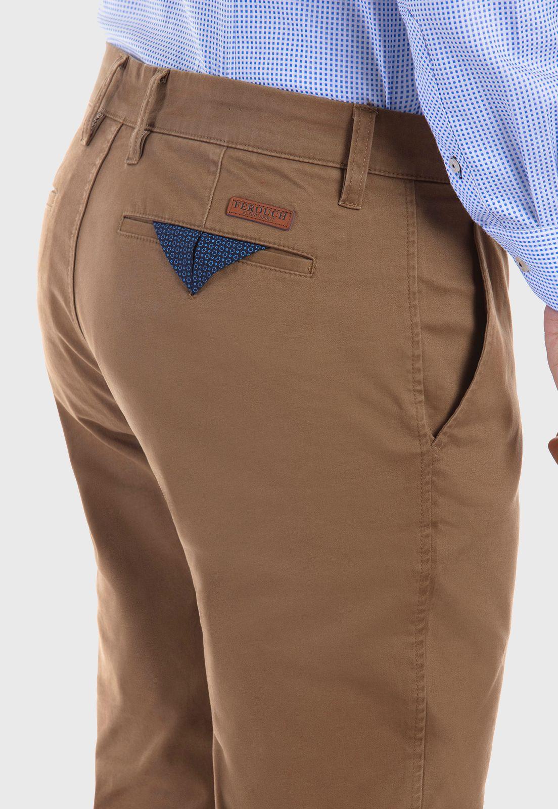 Pantalón Twill Slim /33 Toasted-3