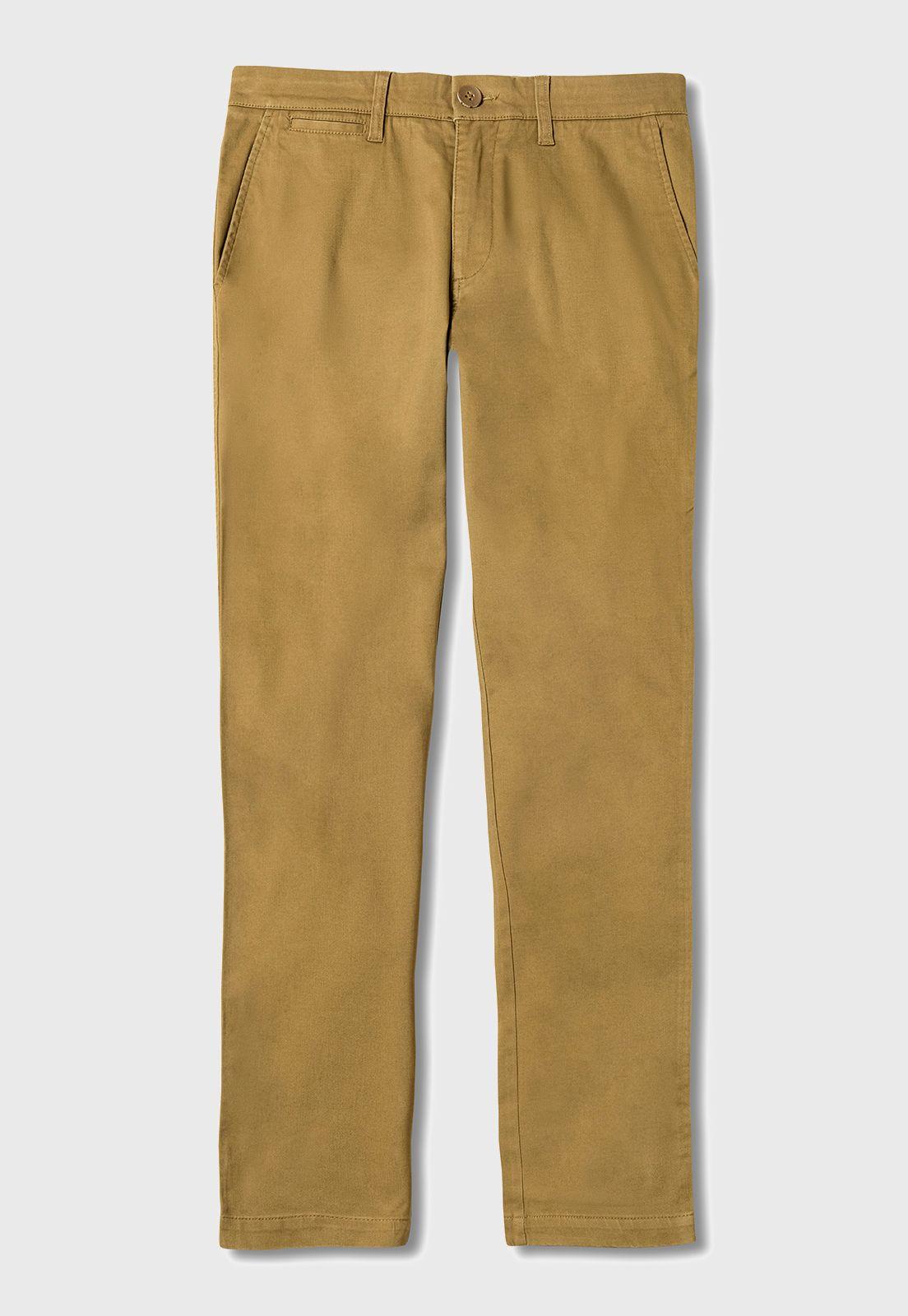 Pantalón Twill Slim /33 Toasted-4