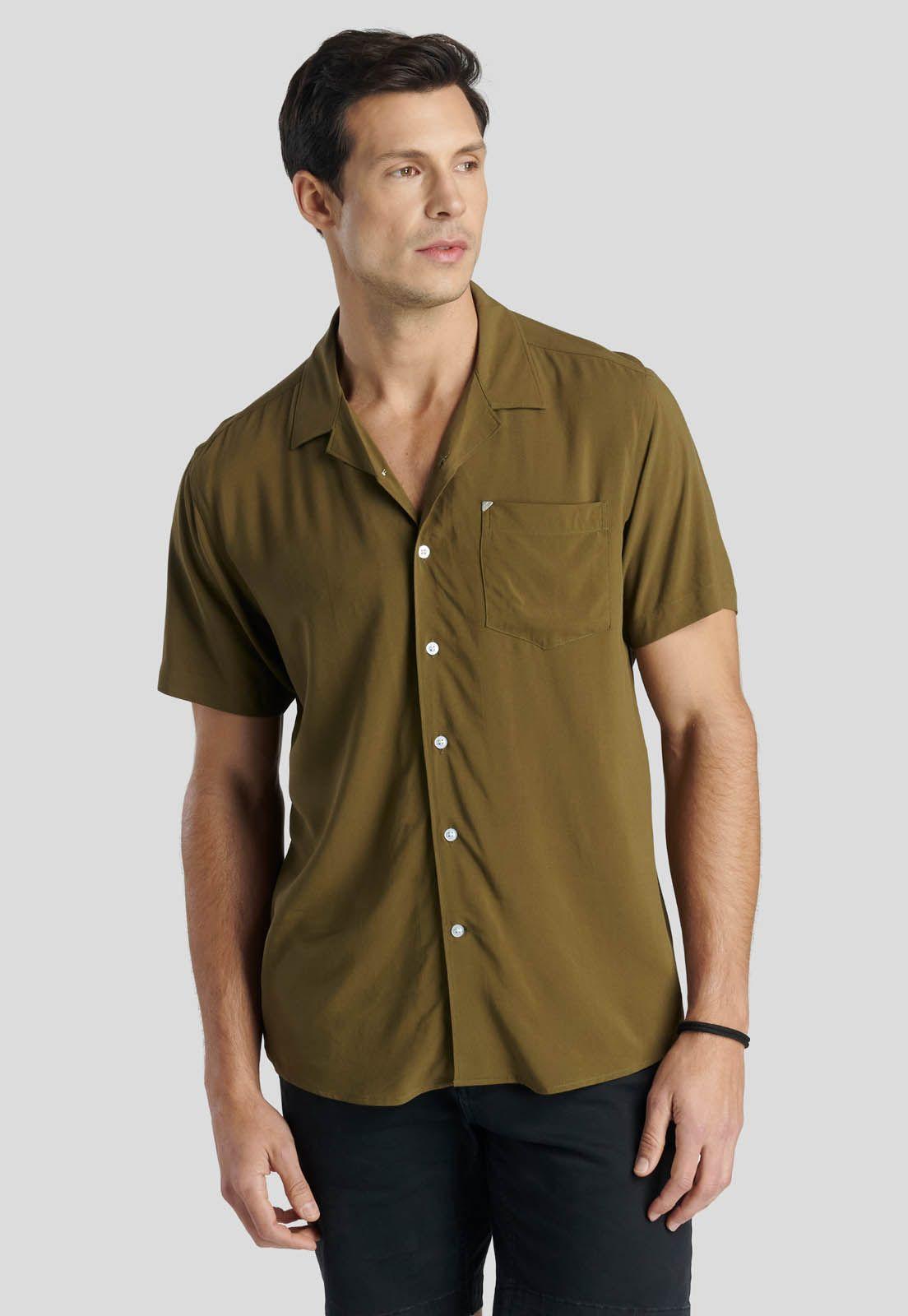 Camisa  Knowsley Heritage Olive-0