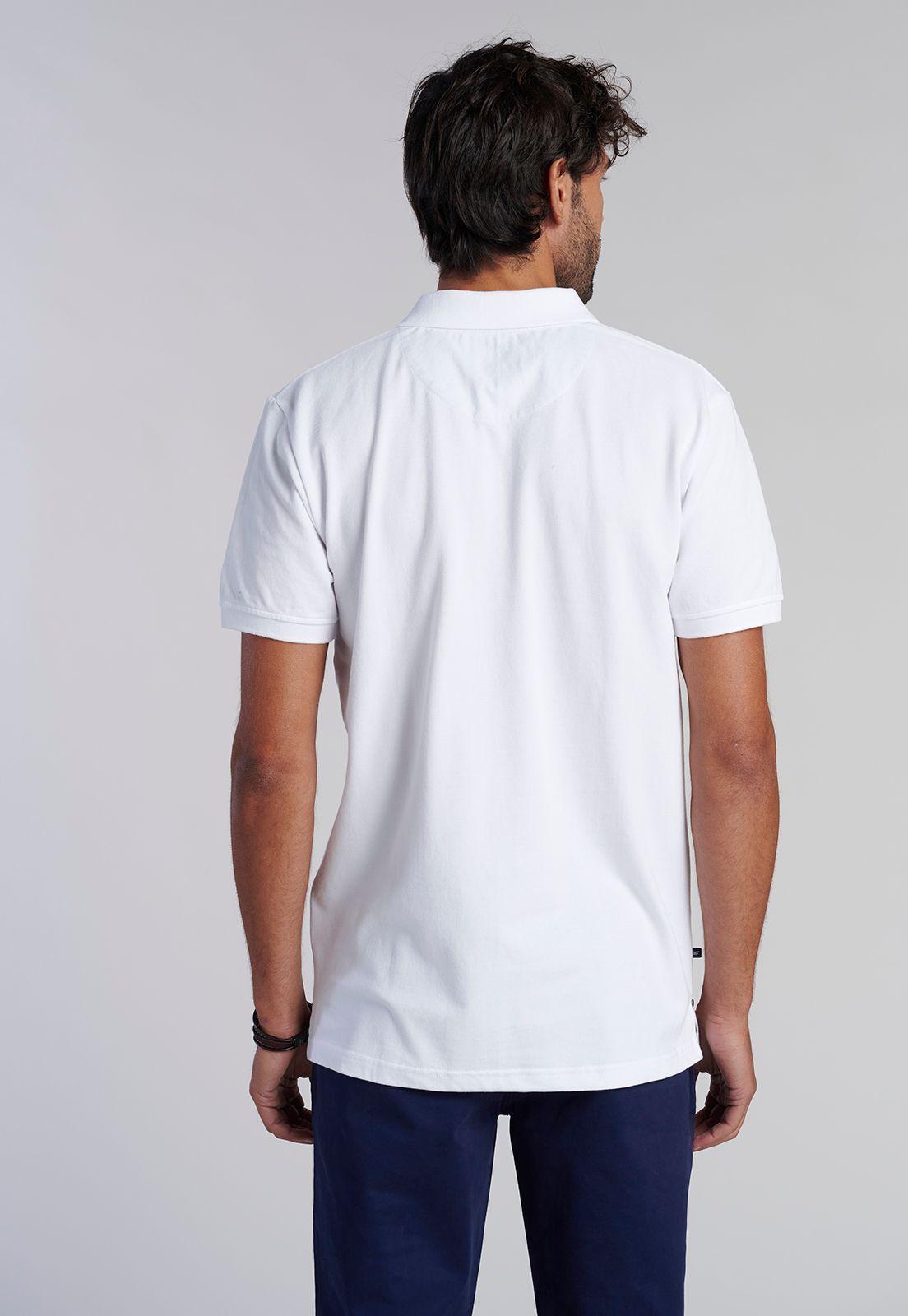Polera Basica Pique White-3