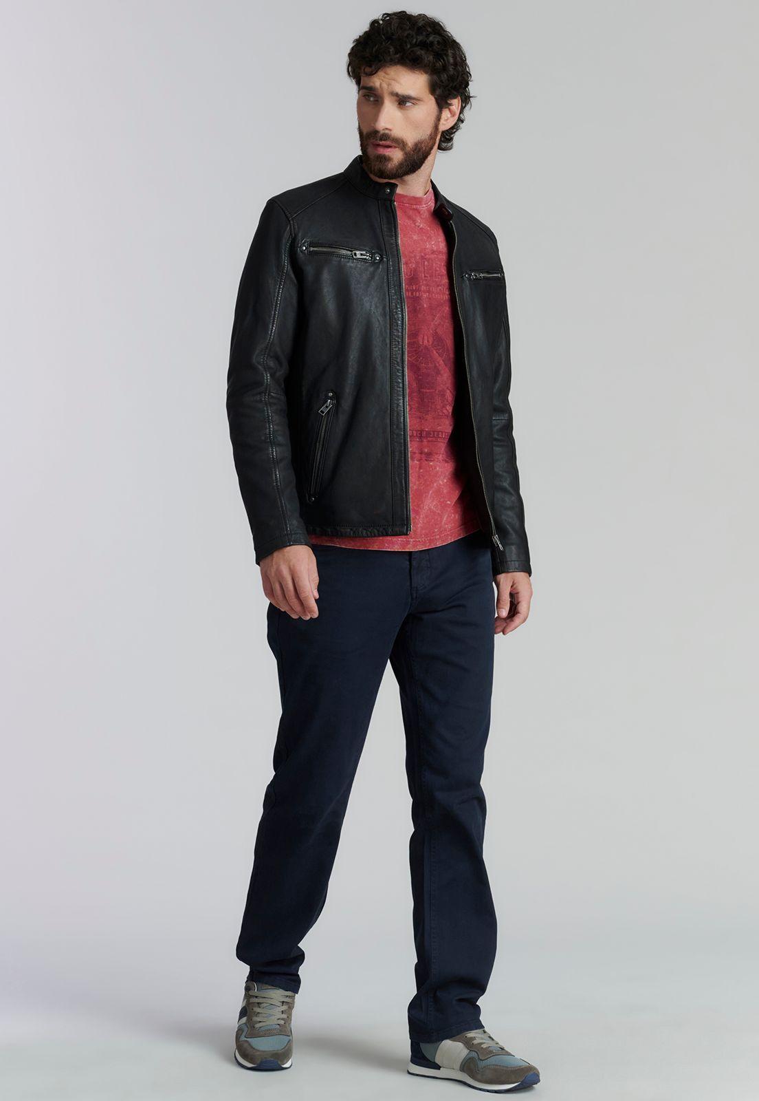 Chaqueta Cuero Dakota Fjs Brown-1
