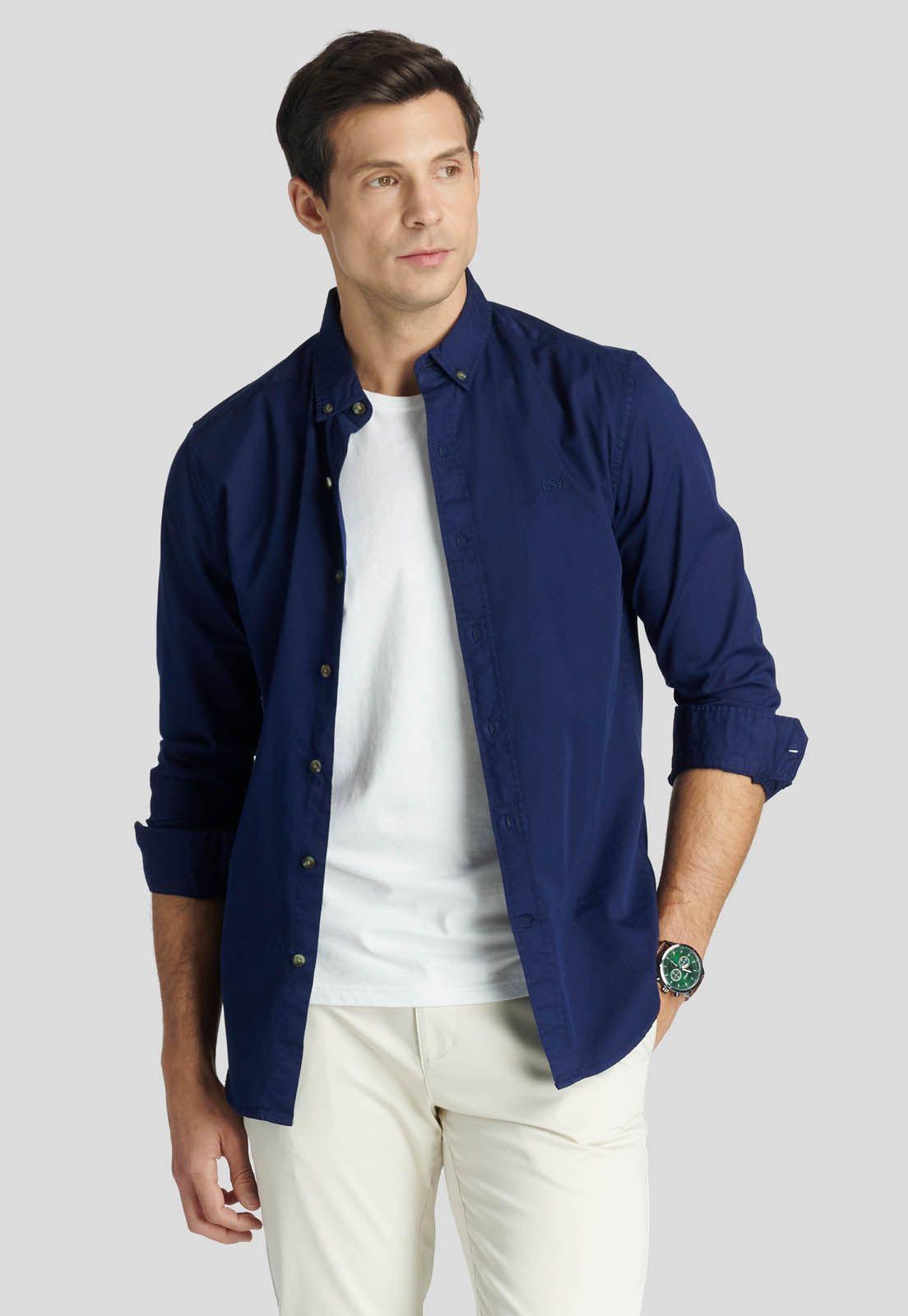 Camisa Ely Heritage Navy-4