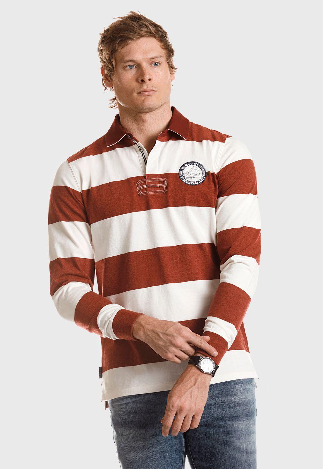 POLERA POLO RUGBY DK BRICK MELANGE-0