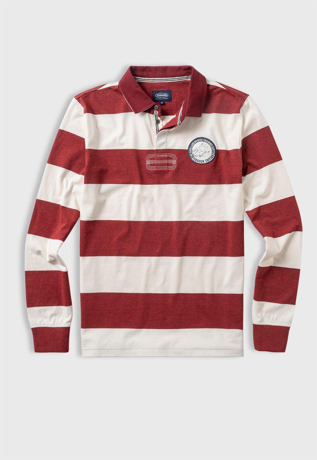 POLERA POLO RUGBY DK BRICK MELANGE-4