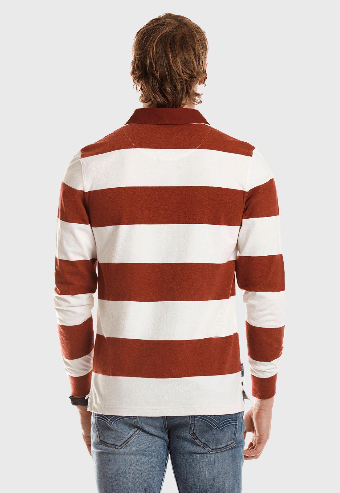 POLERA POLO RUGBY DK BRICK MELANGE-2