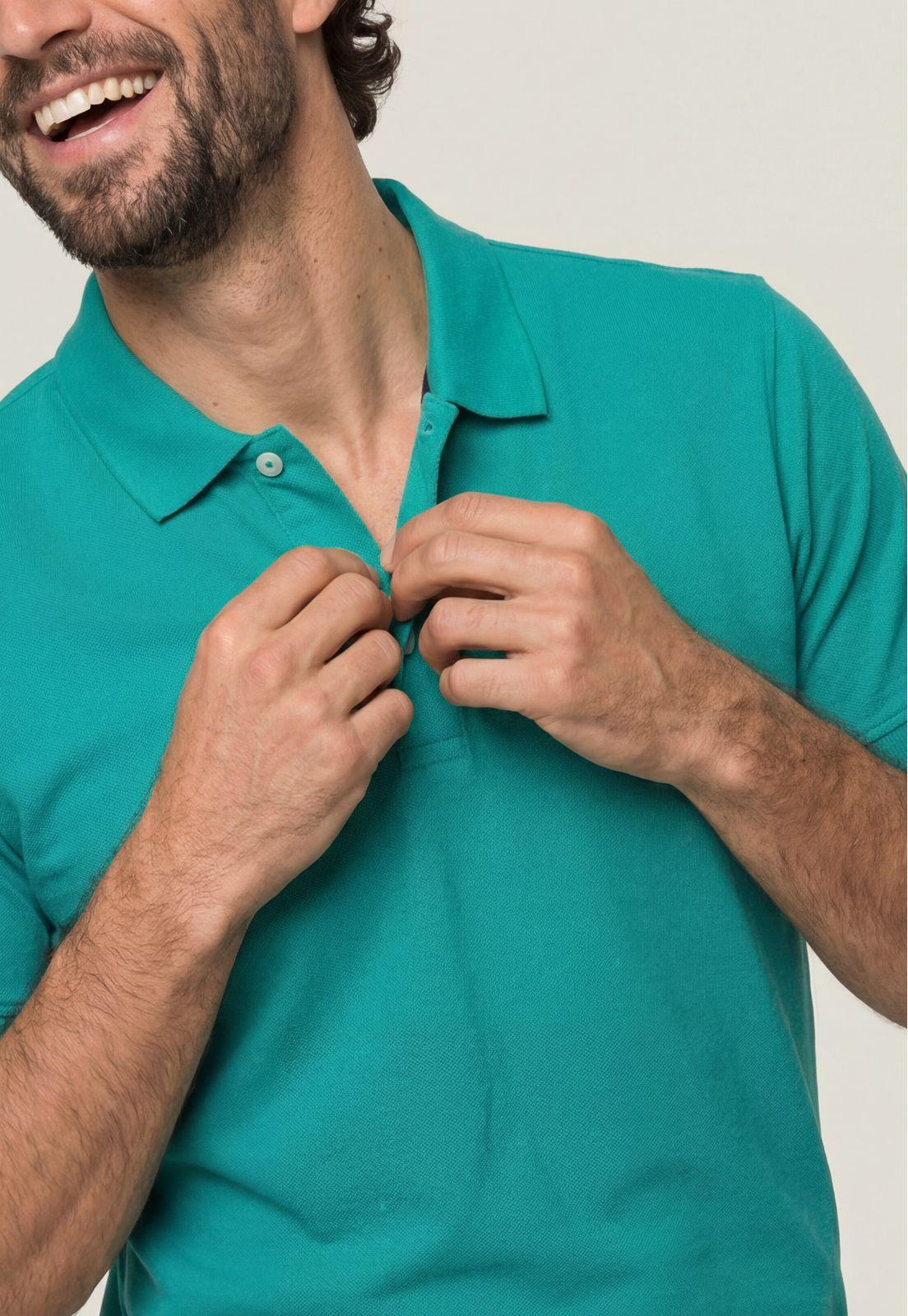 Polo Piqué Green-3