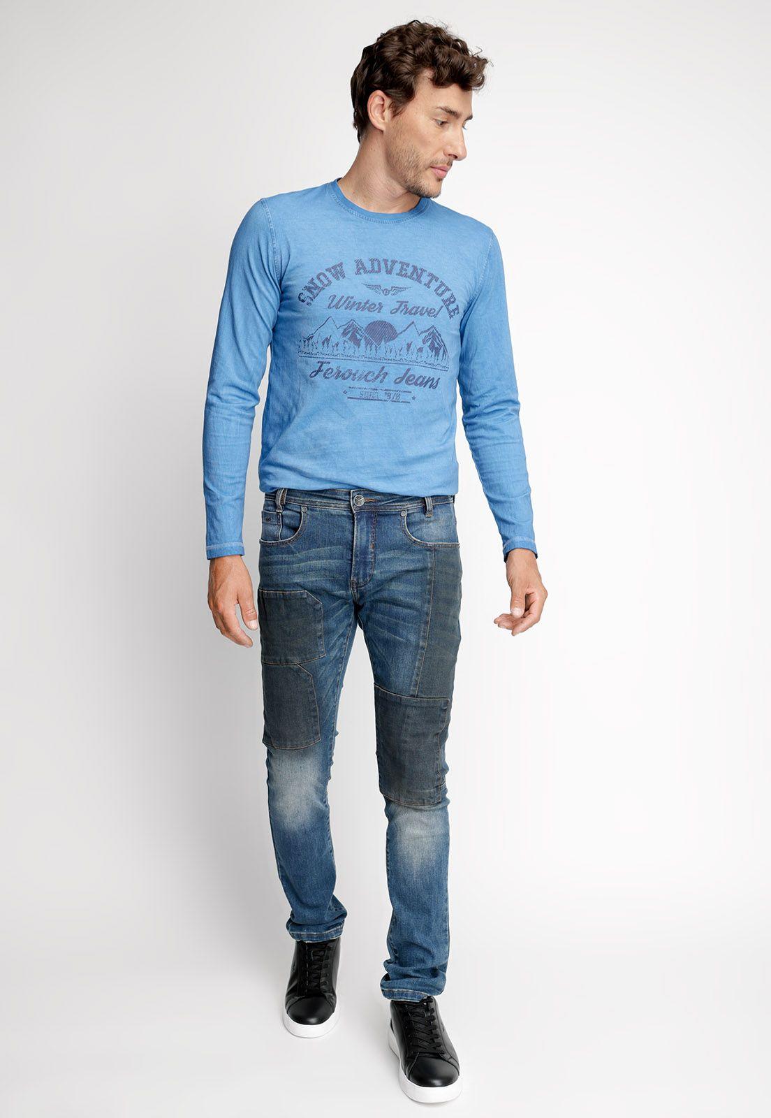 Jeans Bloque Eco Fj Navy-3