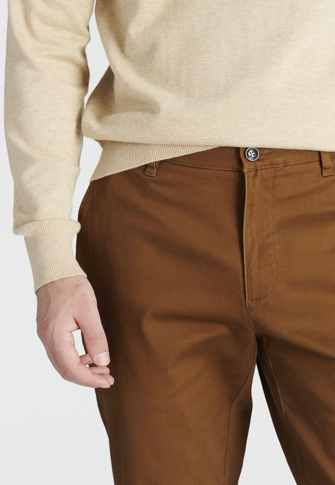 Pantalón Bagneaux Slim Heritage Dk Camel-2