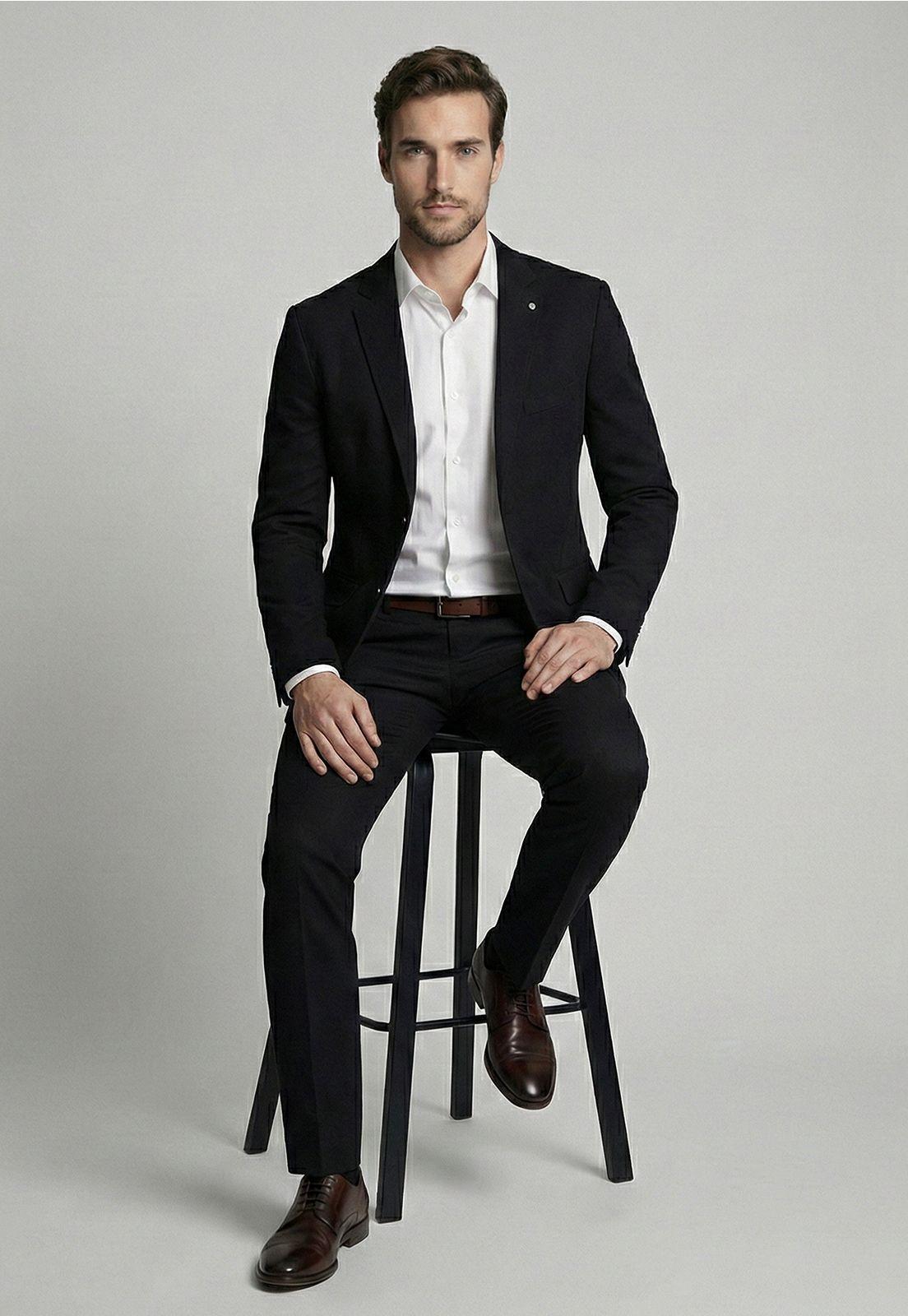 Blazer Slim Stanford Navy-4