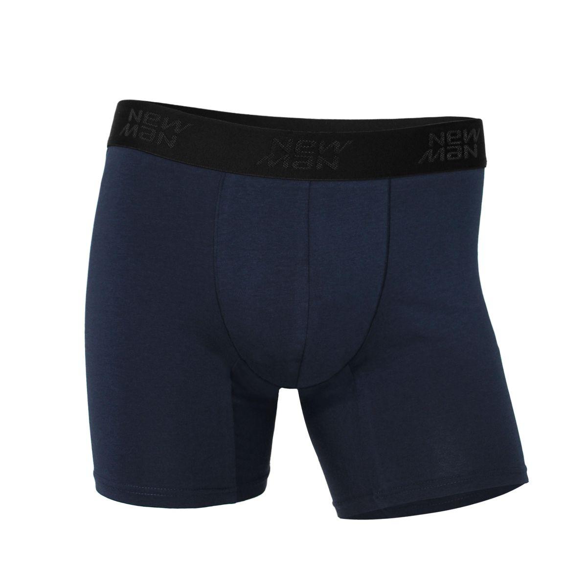Boxer Tri Pack Newman Casual Navy-4