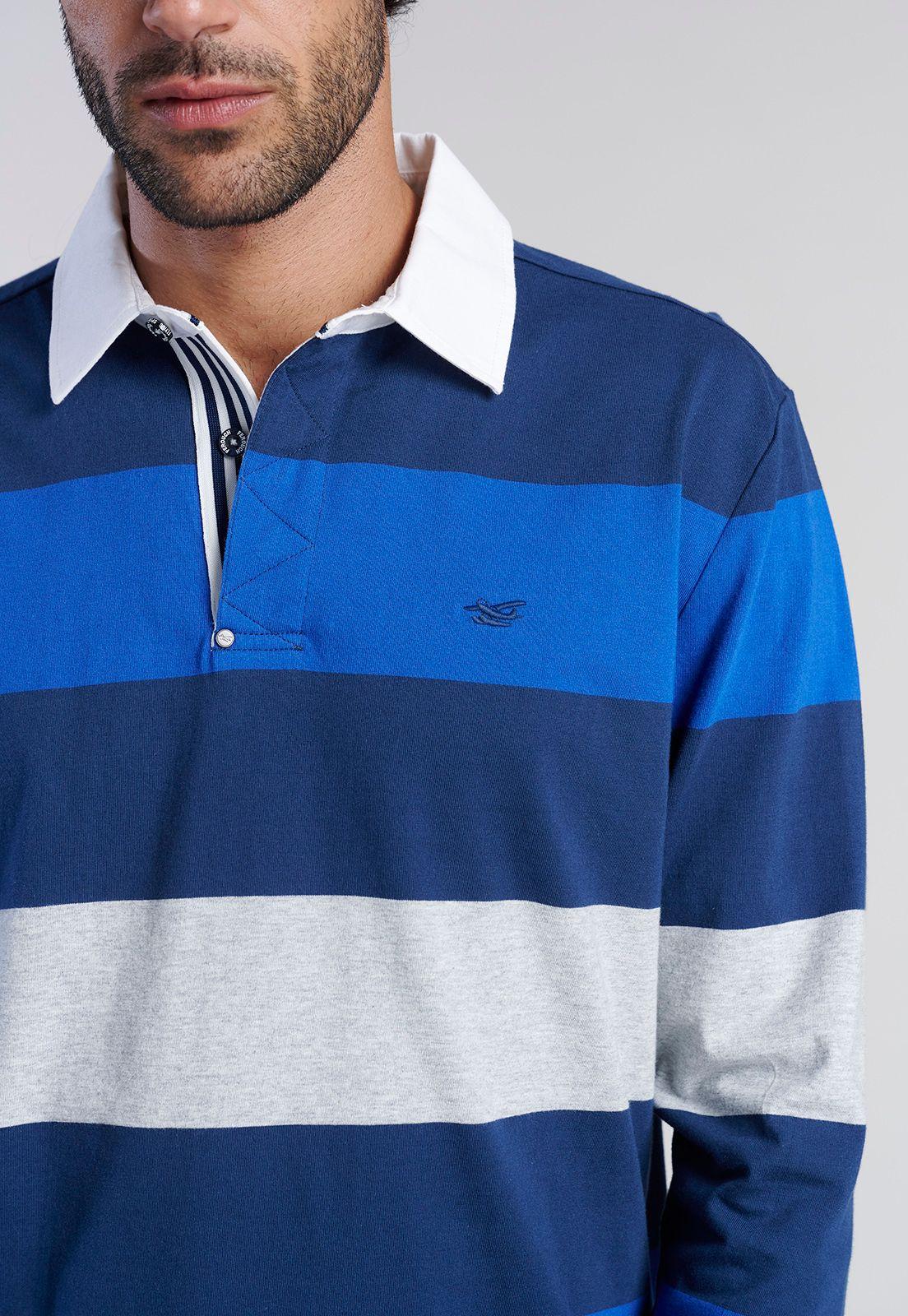 Polera Rugby Rayas Newark Navy-2