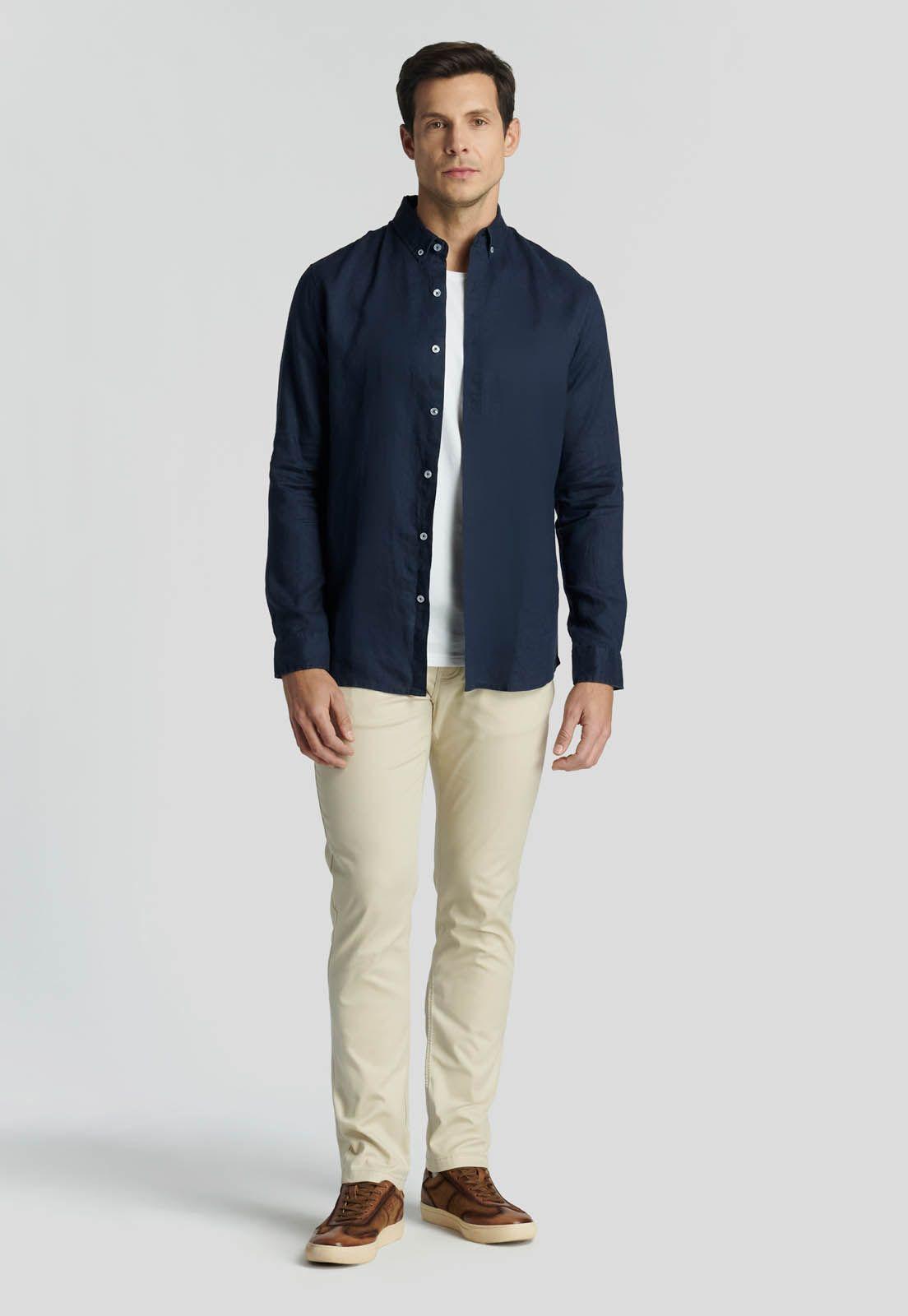 Camisa Leicester Heritage Navy-1