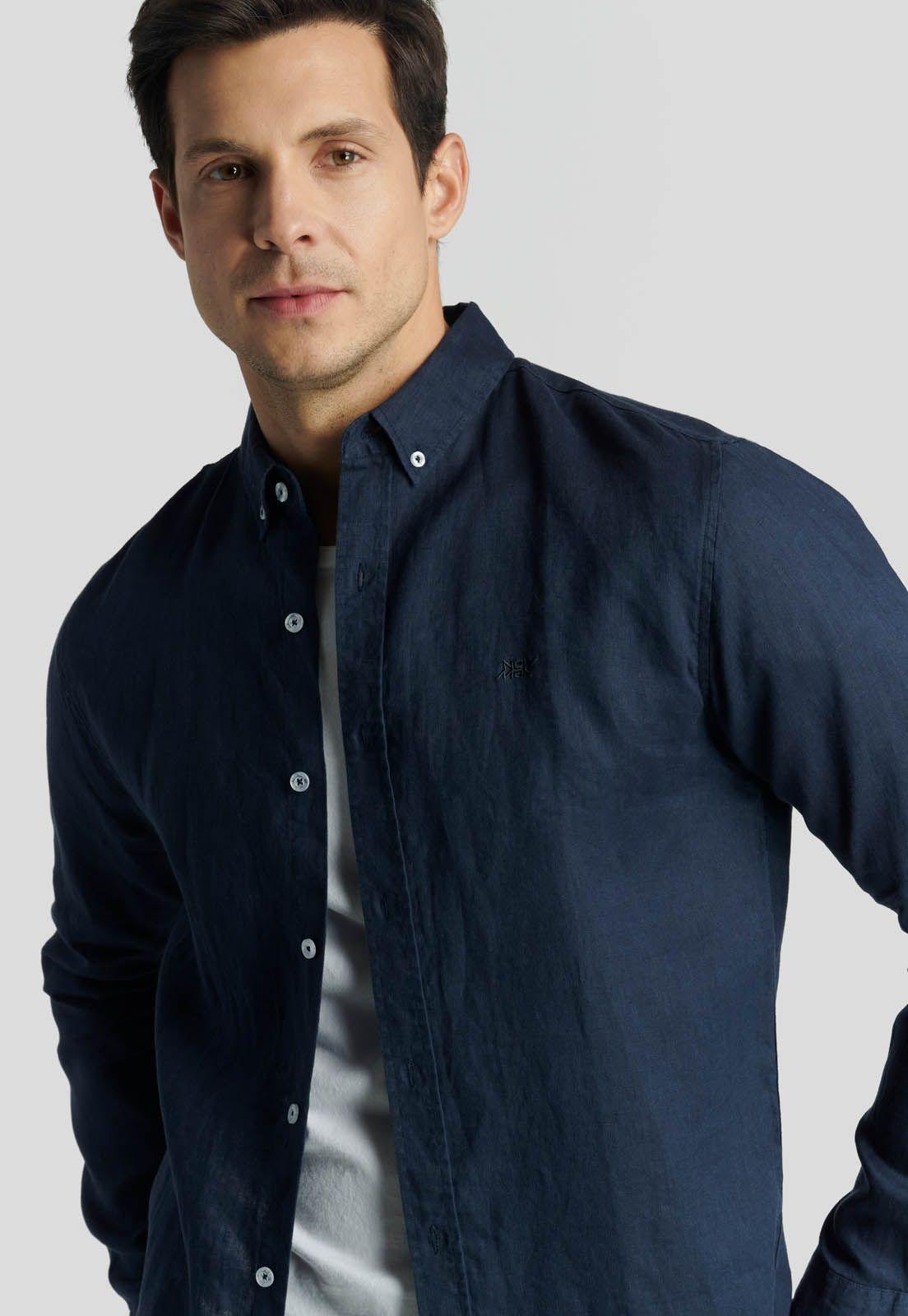 Camisa Leicester Heritage Navy-2